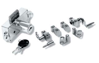 Zámok na nábytok - Siso Dánsko Lock Tri -Point Basin pre šatníky