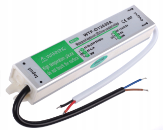 Osvetlenie nábytku - 24V 30W LED energia napájania 1.25a IP67 Slim Witerproof