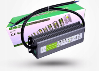 Osvetlenie nábytku - Nepremokavý napájací zdroj 12V 80W 6.7a IP67 pre LED prúžky