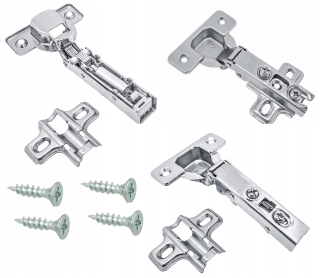 Závesy, pánty na nábytok - GTV Furniture Tying Ticho 20 kusov + skrutky