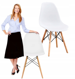 Stolička do obývačky - 2x Set DSW Modern Scandinavianova stolička