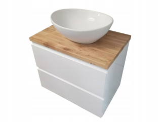 Skrinka do kúpeľne - Kúpeľňa s pevným dubom top 60 cm