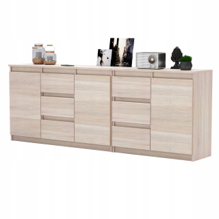 Komoda do obývačky - Posuvné šatníky 180 cm s farbami zrkadla LACOBEL