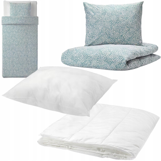 Prikrývka na spanie - Sada podstielky + vankúš Ikea 150x200