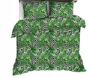 Kompletný set posteľných obliečok - Posteľná súprava 100% bavlna 50 vzorov 220 x 220 cm