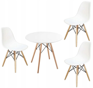Stôl so stoličkami do obývačky - Zloží -out table Square 90x90/190 cm výber farieb