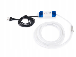 Osvetlenie nábytku - Set LED pásky neón 24V 2M IP67 biela studená CW