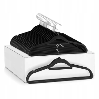 Vešiak do predsiene - Lux Velor Hanger súprava pre 50 kusov