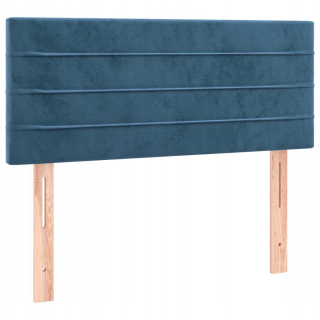 Posteľ do spálne - Bed Headrest, tmavo modrá, 80x5x78/88 cm,