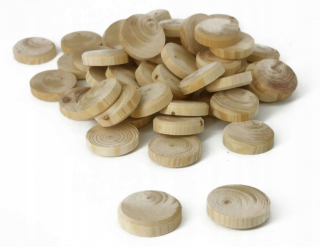 Nábytkové kolíky - Komáre klepania na smrekové plamene fi 25/9 mm