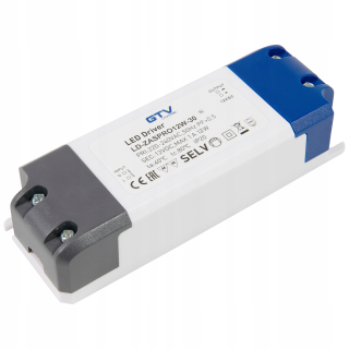 Osvetlenie nábytku - 12W 12V IP20 GTV LED napájací zdroj pre LED pásik