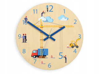 Detské hodiny do izby - 3 cm kruhy, bodky, samoznájaný hrášok 010 biely