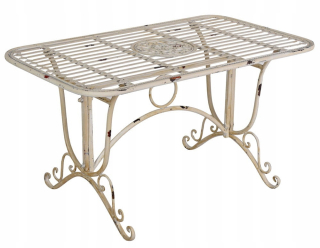 Iron Shabby Chic Garden Table