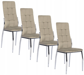 Kuchynská, jedálenská stolička - 4x Set pre obývaciu izbu jedálne M614