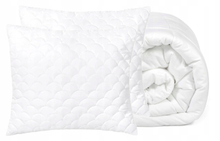 Kompletný set posteľných obliečok - Prikrývka 2 vankúše 160x200 anti -allergické