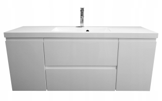 Kúpeľňové zostava nábytku - Skrinka na kúpeľňu s umývadlom 120 x 39 F