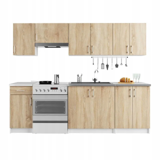 Kuchynská linka - Okrúhly záložník -Tabuľka 120 cm Rahi Oak Craft Golden