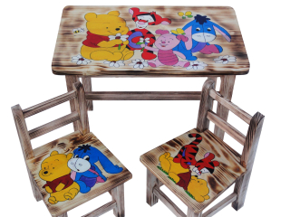 Stolík, stolička do detskej izby - Stolička pre dieťa spiace stolicu Fox Stool