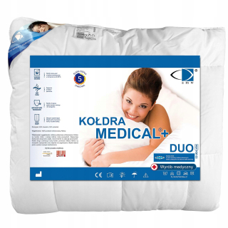 Prikrývka na spanie - Zimná prikrývka 140x200 Medical Duo teplé na zimu