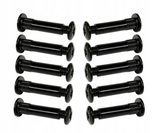 Spojovacia skrutka na nábytok - Nábytok Fi8 mm M6 (30-38 mm) Konektor nábytku pre skrinky