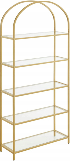 Regál, komoda do kúpeľne - Golden Bock chýba kovový art deco pôvab