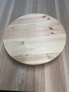 Kuchynská doska - Priemer okrúhleho borovice 30 cm gr.
