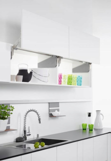 Plynová rozpera na nábytok - 4x LED žiarovka 2W poddajná svietidlo nad doskou Lena 2