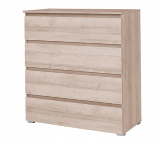Komoda do detskej izby - Zásuvky 92 cm CS-4 4 zásuvky Sonoma Oak