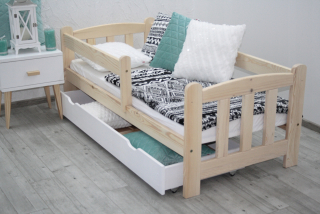 Posteľ pre detí - Detská posteľ Jaś 70x160 Matrac