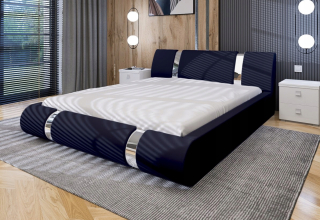 Posteľ do spálne - Čalúnená spálňa Bedso 200x200 s kapacitou