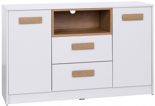 Komoda do študenskej izby - Artisan Oak Desk, 100x50 cm, zásuvky