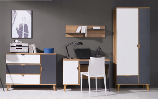 Sektorový nábytok do študenskej izby - Herná stolička pre dieťa je RGB Huzaro