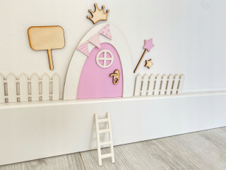 Detský obraz - Piggy Bank Dreamms Wood Collection for Dreams Glass