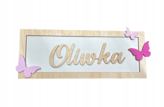 3D detká dekorácia - Názov tabletu Neju