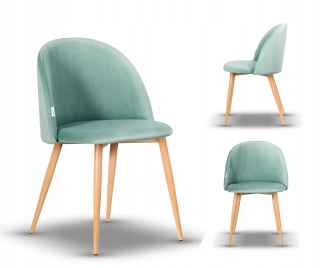 Kuchynská, jedálenská stolička - Moderná stolička Soul Mint/ Leg Oak