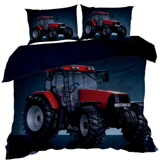 Kompletný set posteľných obliečok - posteľná bielizeň pre traktorový traktor 160x200 Farmárový traktor