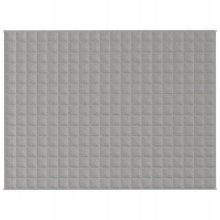 Prikrývka, prehozy na posteľ - Vidaxl Load Prikrývka, šedá, 150x200 cm, 7 kg,