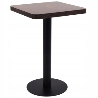 Kuchynský stôl - Vidaxl Bistro Table, tmavo hnedá, 50x50 cm, MDF