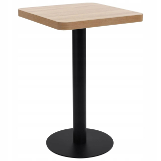 Kuchynský stôl - Vidaxl Bistro Table, svetlo hnedá, 50x50 cm, MDF