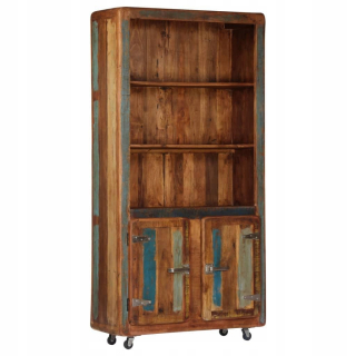 Vidaxl Cabinet, 90x35x183 cm, masívne drevo sa získalo