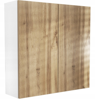 Skrinka do kúpeľne - Kúpeľňa top svetlo hnedá 80x40x2.5cm drevo