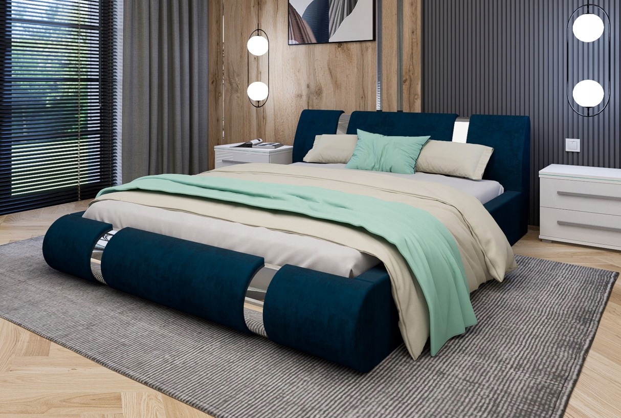 Posteľ do spálne - Enzo 160x200 Bedlá lôžka - monolit materiál
