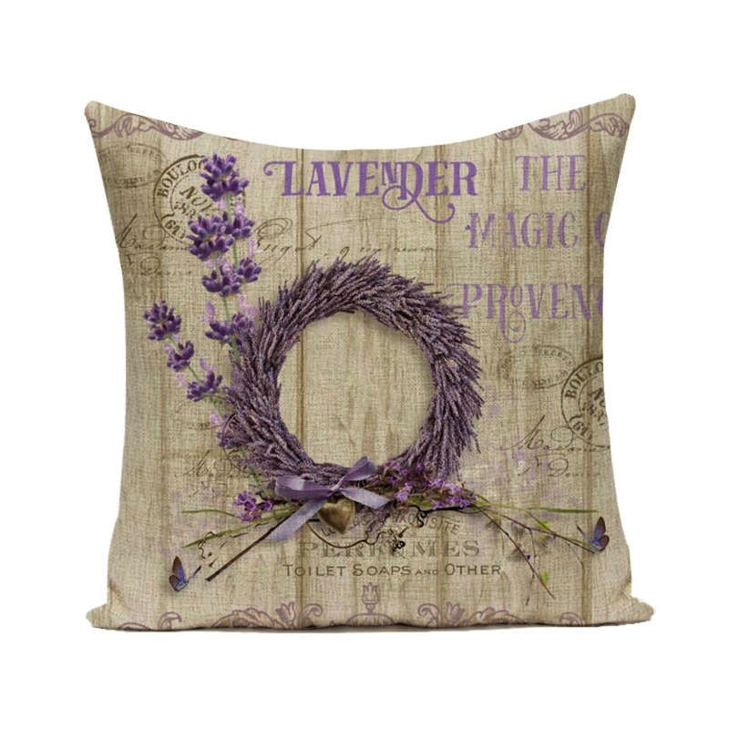 Obliečka na vankúš - fialová vankúš vankúš Lavender Purpurová muchy